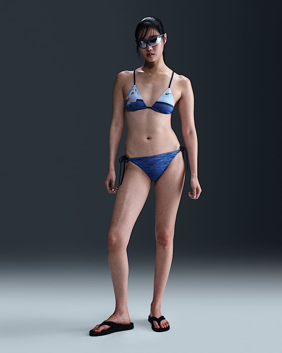 Nike Swim Sailboat Women's Tie-String Bikini Bottom. Nike.com
